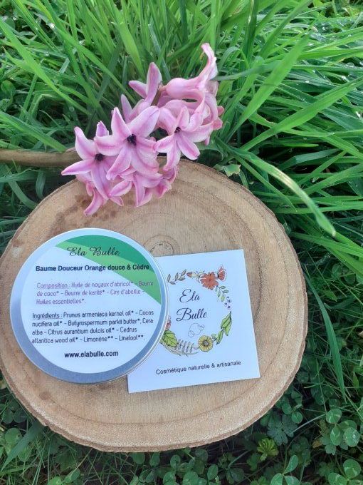 Baume Douceur Orange douce & Cèdre - Version nomade 60 gr.