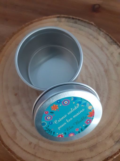 Boîte pour transporter votre crème solide pour les mains