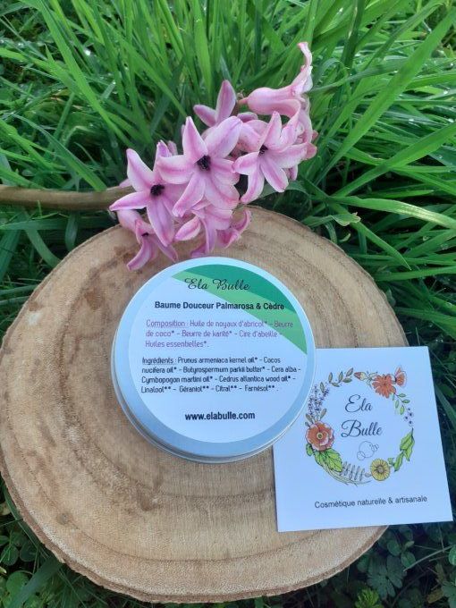 Baume Douceur Palmarosa & Cèdre - Version Nomade 60 gr.